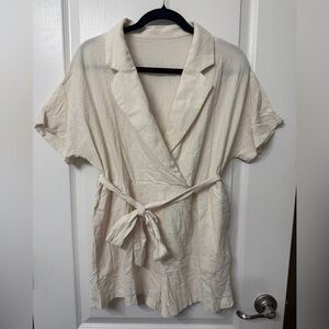 NWOT Cupshe Romper Cover up, small